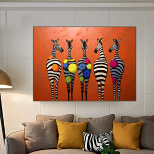 A143 - Zebras Coloridas