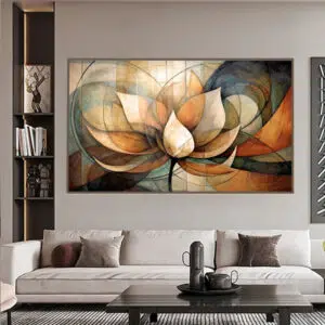 T117 - Flor Cubista